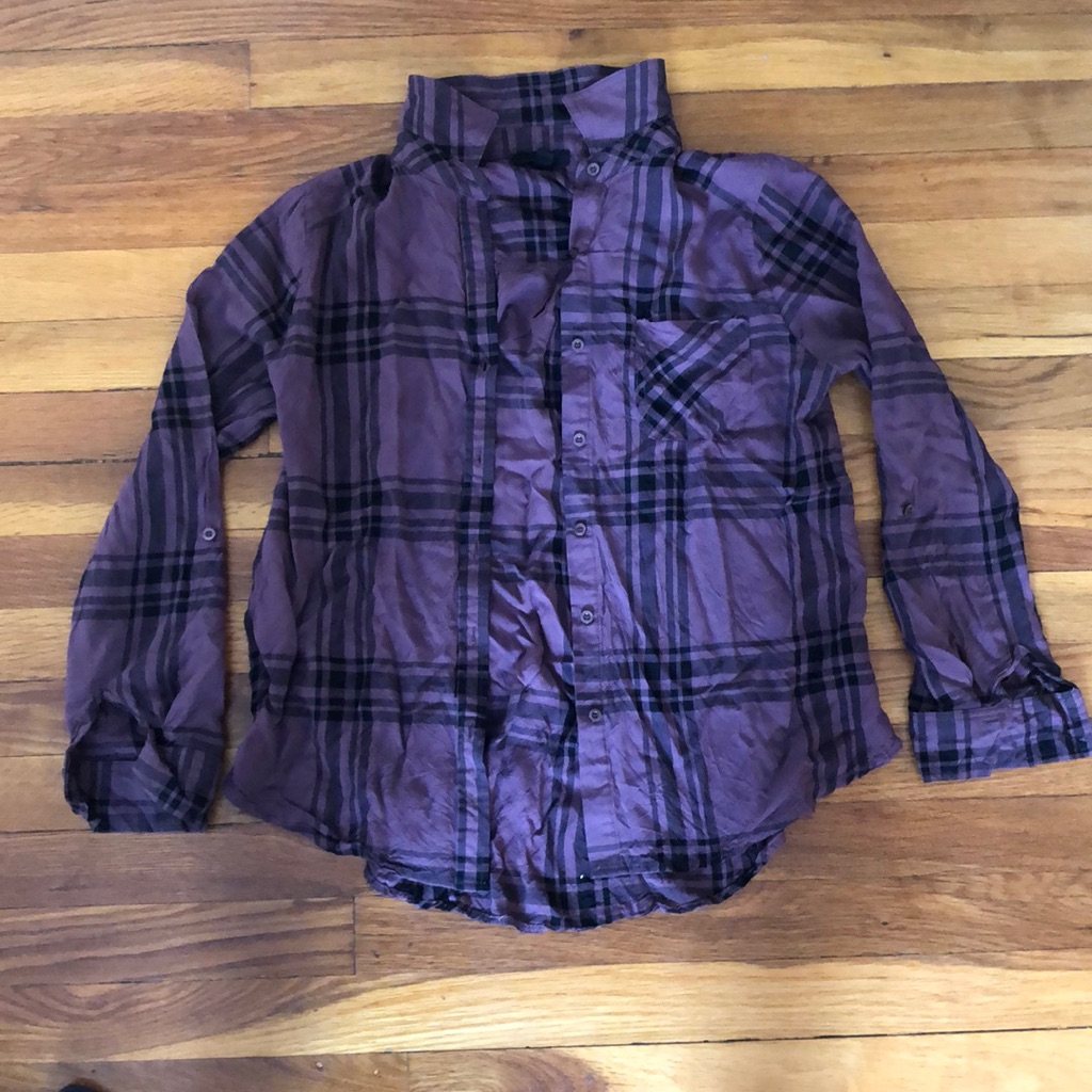 Plaid Button Down.